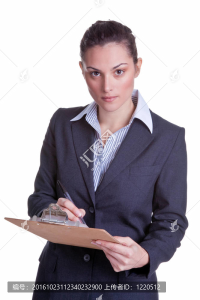 女商人進(jìn)行一次調(diào)查