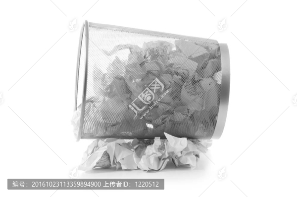 白色垃圾紙垃圾桶