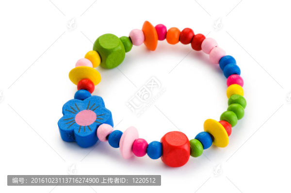 白色背景上的手鐲