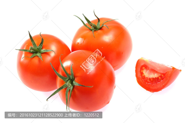 鮮紅色的西紅柿