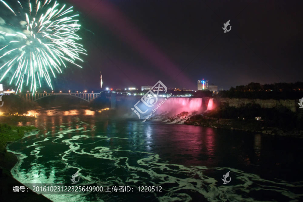 尼亞加拉大瀑布之夜