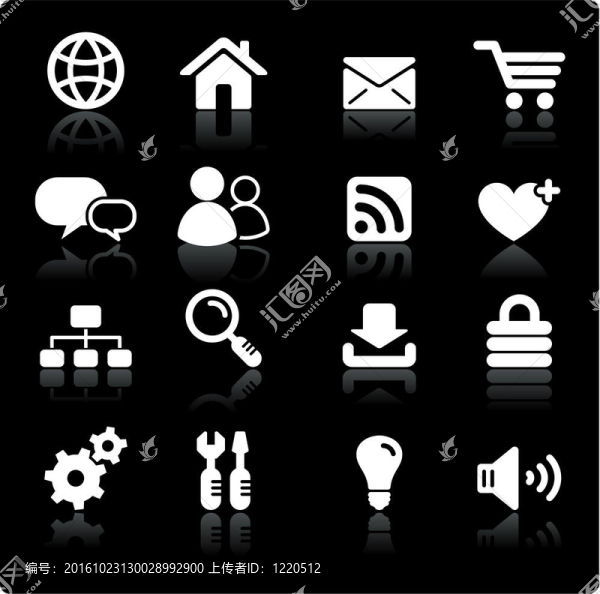 互聯(lián)網(wǎng)設(shè)計(jì)圖標(biāo)集
