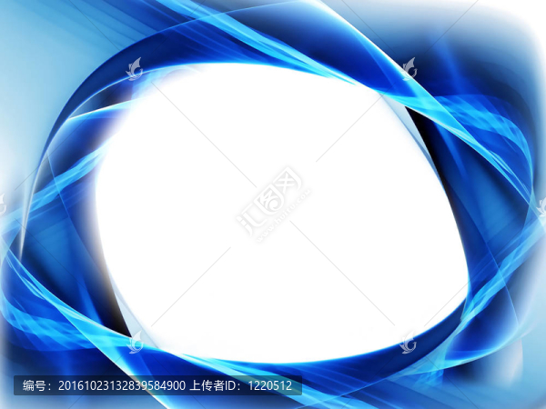 藍(lán)色抽象框架；流動能量