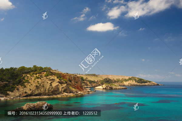 Cala,Xarraca；伊比薩西班牙