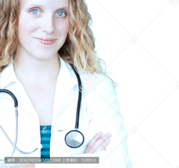 一位成功年輕女醫(yī)生的畫像