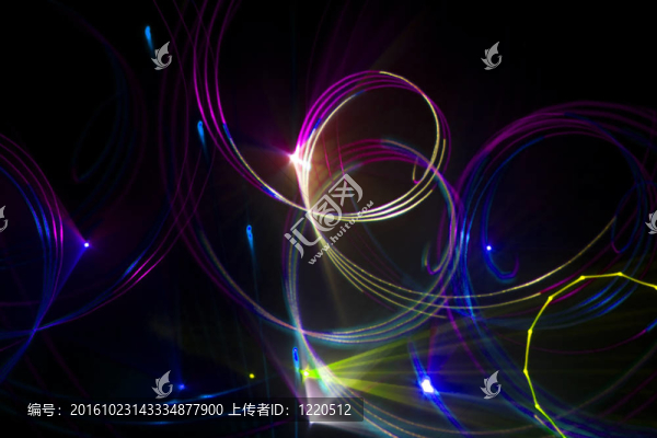 迪斯科和激光表演