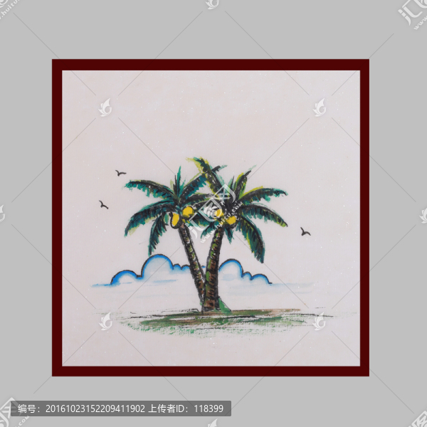 簡(jiǎn)筆畫(huà)海濱風(fēng)景