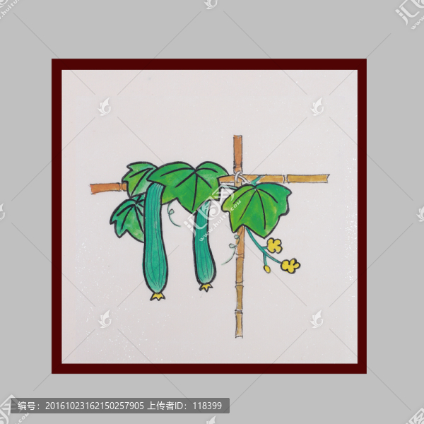 簡筆畫絲瓜