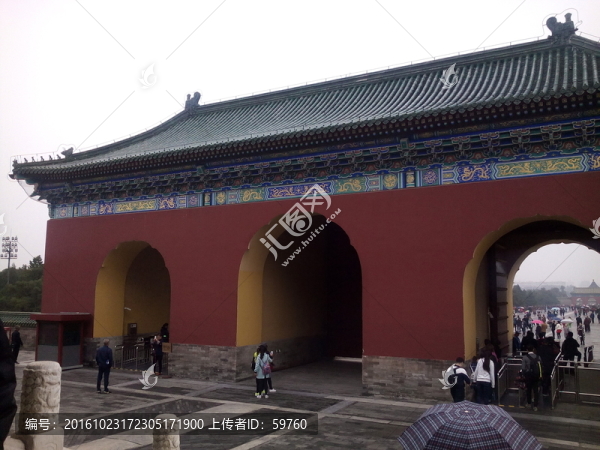 古建筑大門