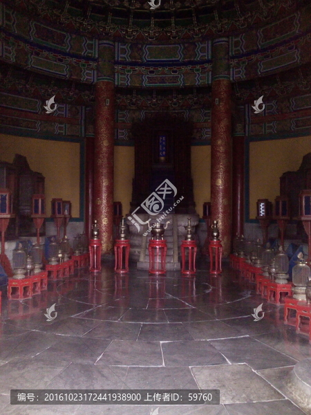 皇穹宇內(nèi)陳設(shè)