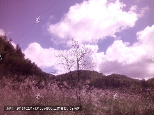 高山云天