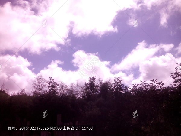 高山云天