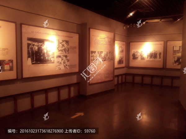 黃埔軍校展廳一角