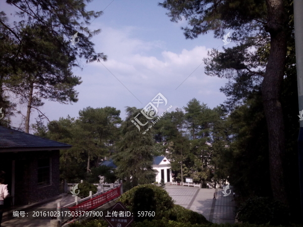 炎陵烈士公園一角