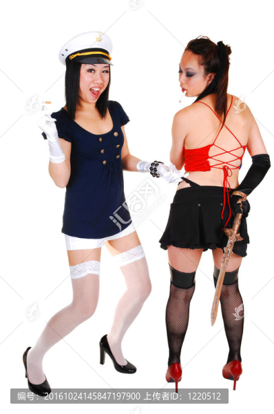 兩個(gè)亞洲女孩。