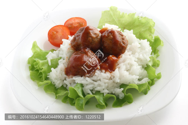 肉丸子飯