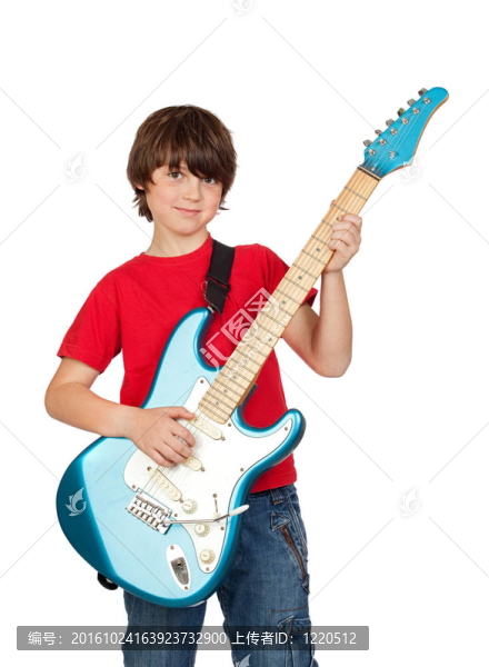男孩與電吉他