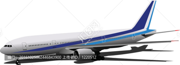 飛機(jī)。插畫