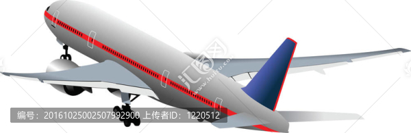 飛機(jī)。插畫
