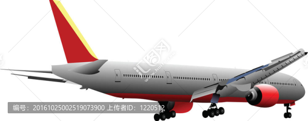 飛機(jī)。插畫