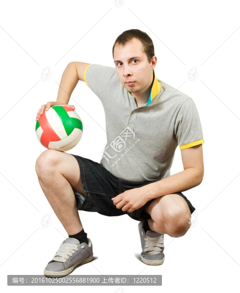 男子與球的運動