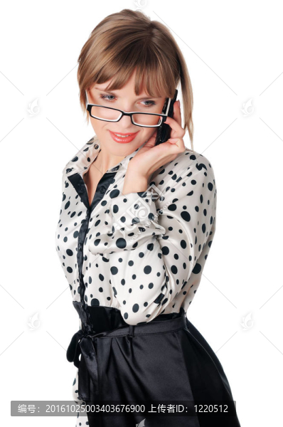 迷人的年輕的商業(yè)女性