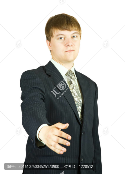 商人給予的手