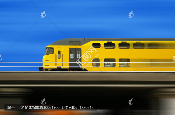 高速列車的模糊背景