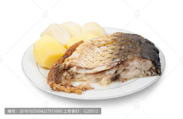烤鯉魚魚配土豆