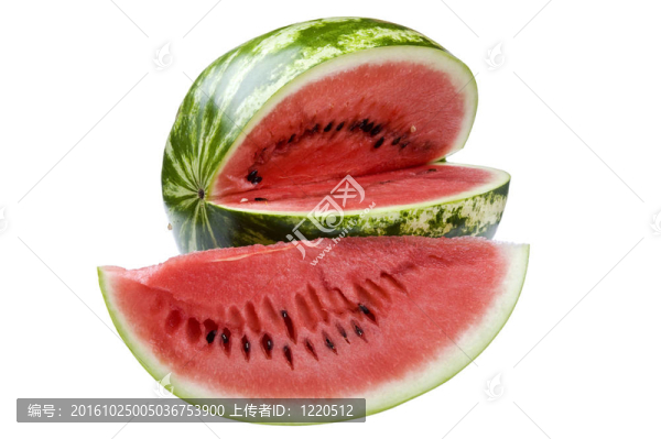 西瓜上白特寫
