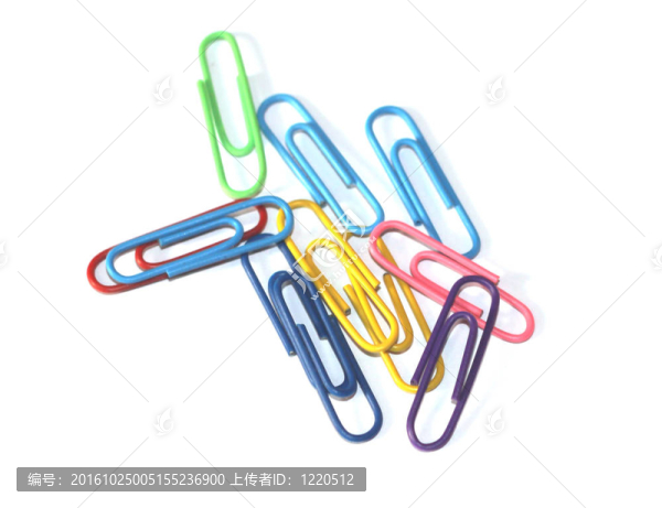 五顏六色的回形針