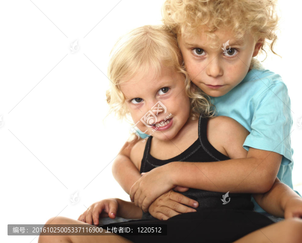 金發(fā)孩子的肖像