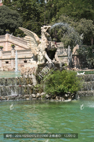 Gargoyle。休達(dá)德拉公園；巴塞羅那