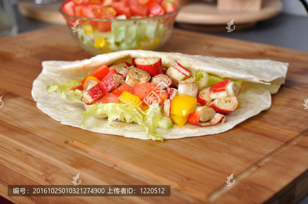 魚糜串蔬菜