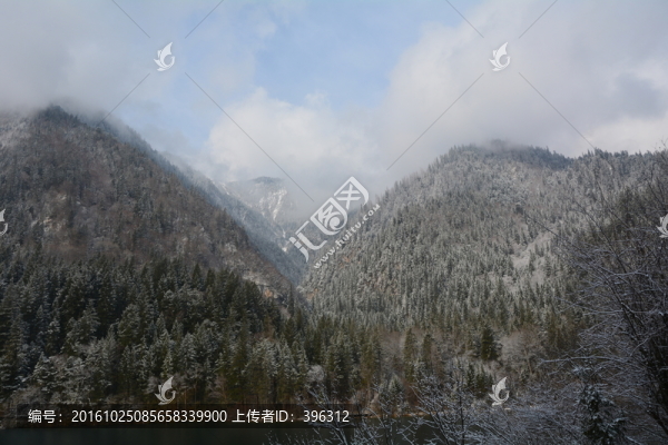 冬季山峰