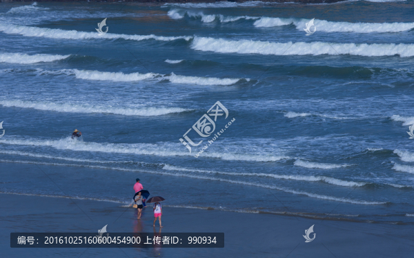 上川島,海浪