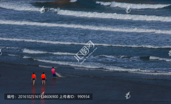 上川島,海浪
