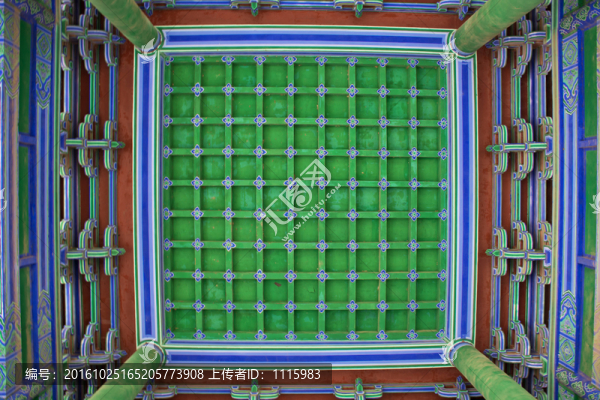 古建筑天花板