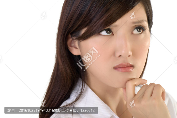 擔(dān)心商務(wù)女士