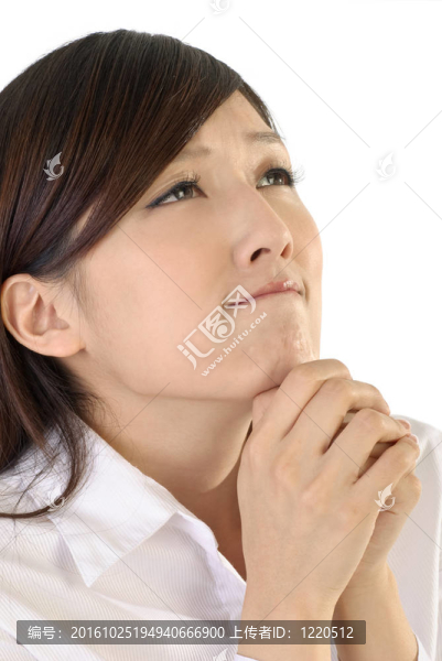 生意的女人祈禱