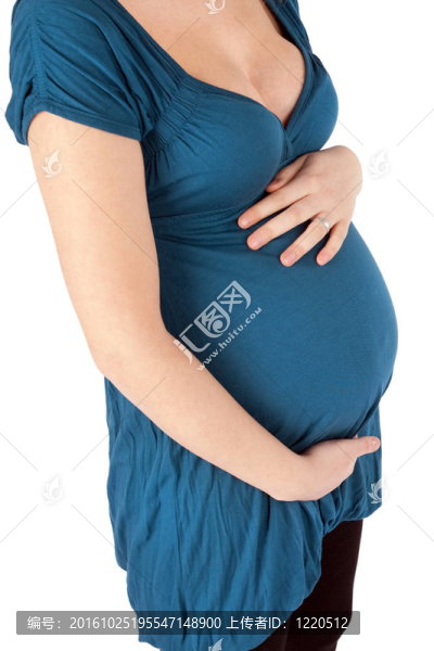 孕婦抱腹