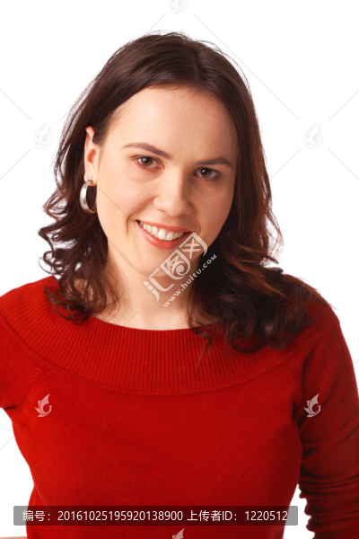 美麗的微笑的女孩