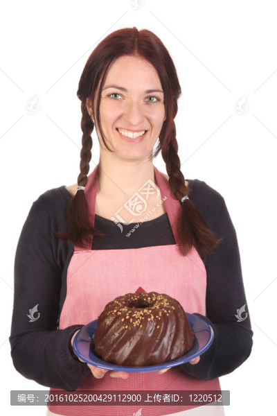 家庭主婦炫耀的蛋糕