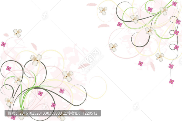 摘要花卉背景