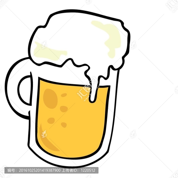啤酒杯。