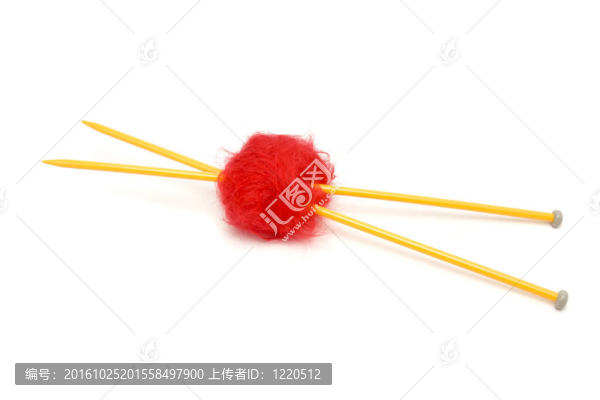 紅色針織
