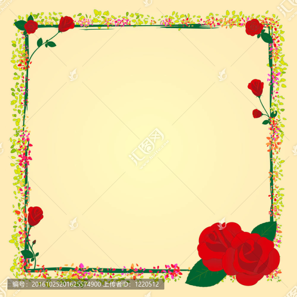 夏日玫瑰花園花架