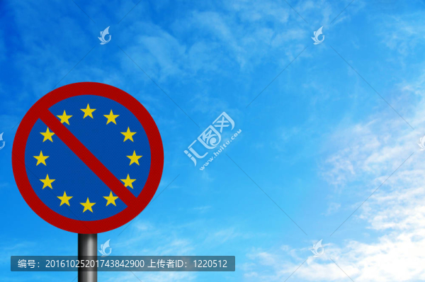 一系列政治問題：歐元懷疑論者的概念。照片般逼真的