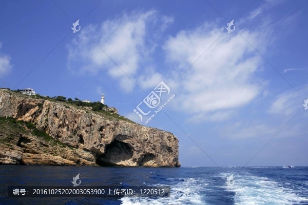 白色海岸阿利坎特西班牙普淖南觀