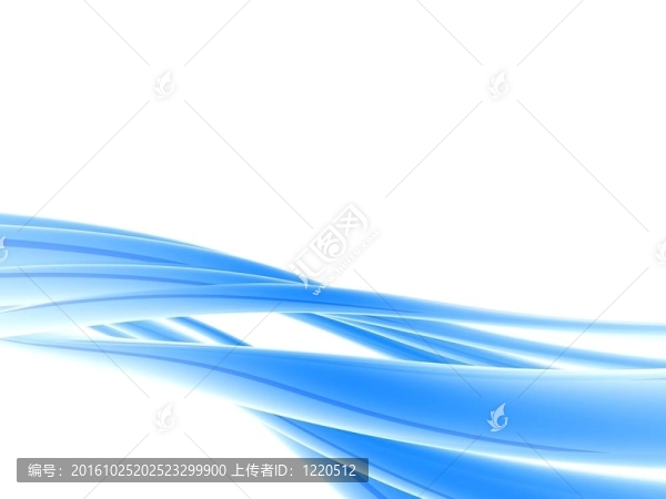 藍色的波浪